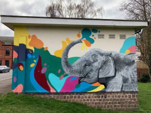 Brink Contemporary Arts Elephant Mural